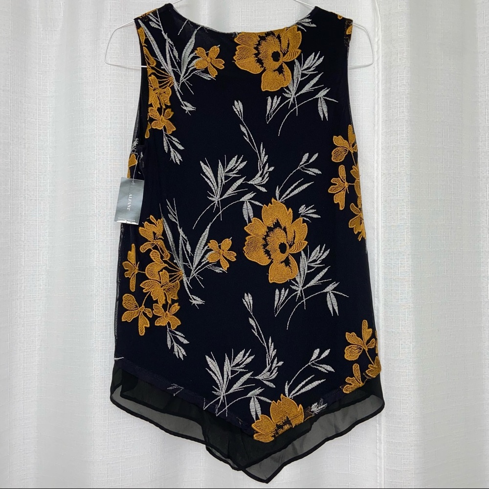 ALFANI Embroidered Top - Picture 3 of 4